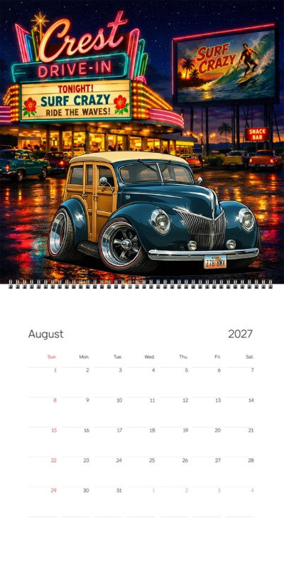2027 Woodie Neon Calendar Z788WV-UT