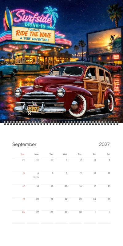 2027 Woodie Neon Calendar 56B5754-CA