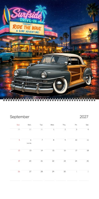 2027 Woodie Neon Calendar 80A4323-CA