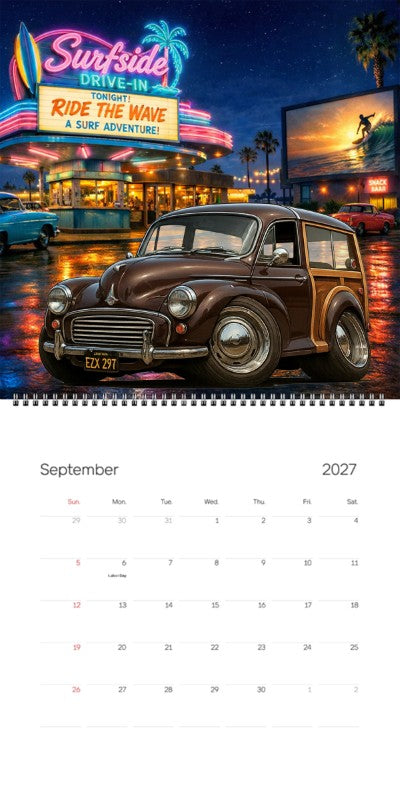 2027 Woodie Neon Calendar EZX297-CA