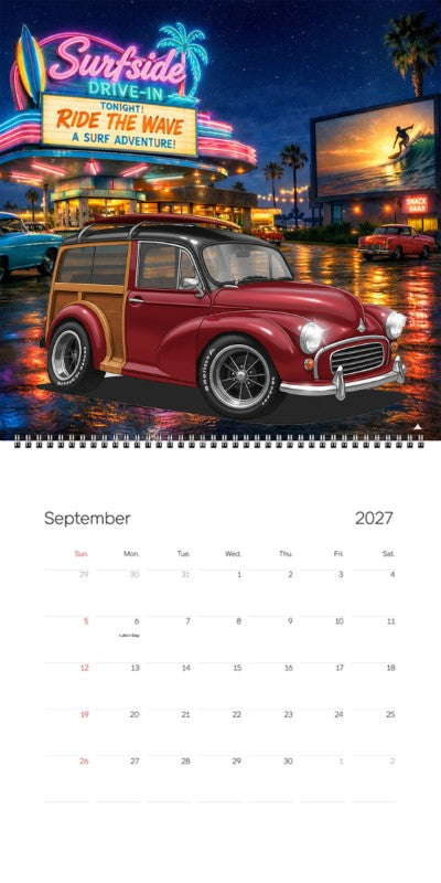2027 Woodie Neon Calendar L351KO-CA