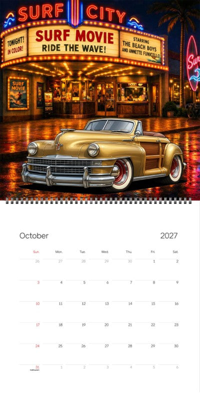 2027 Woodie Neon Calendar 100006-XX