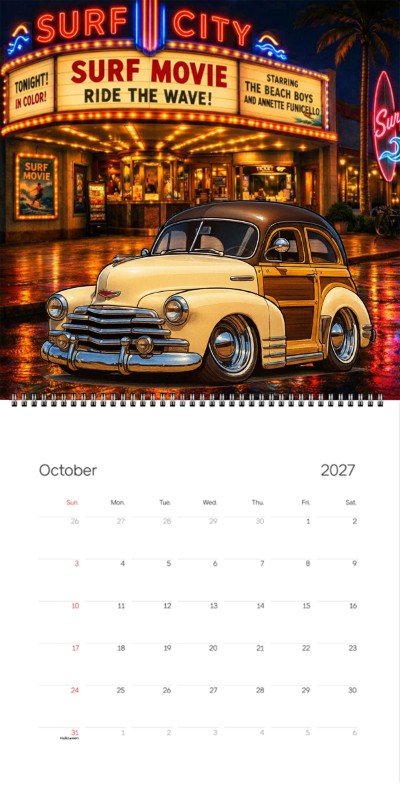 2027 Woodie Neon Calendar 38A9772-CA
