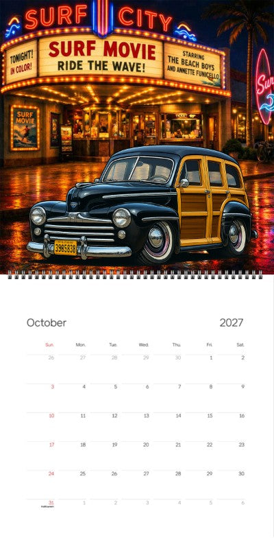 2027 Woodie Neon Calendar 39B6838-CA