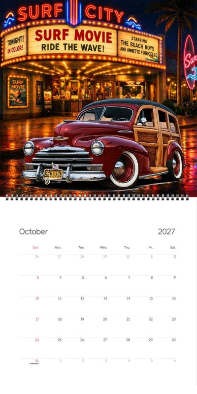 2027 Woodie Neon Calendar 56B5754-CA