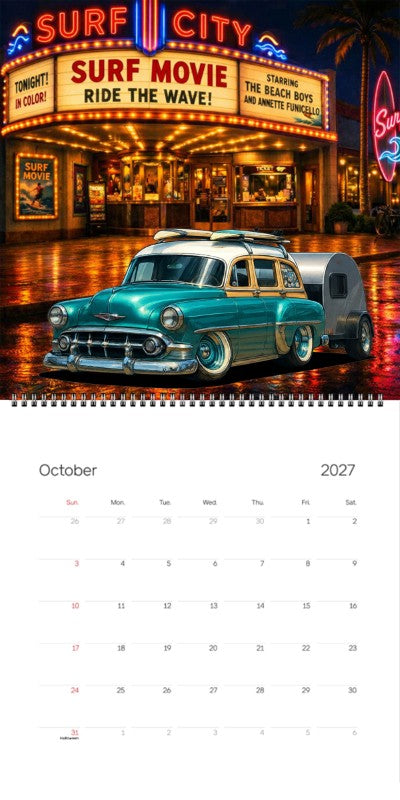 2027 Woodie Neon Calendar B31876-CO