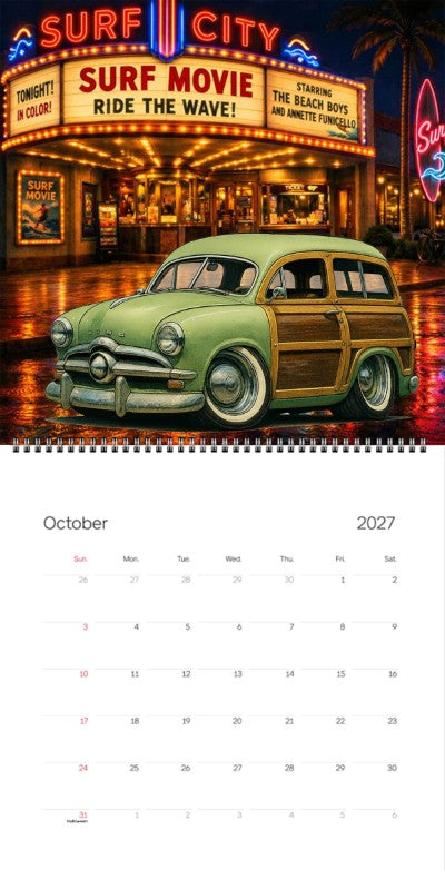 2027 Woodie Neon Calendar BEFORE-CA