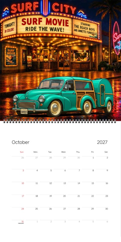 2027 Woodie Neon Calendar EAK925-CA
