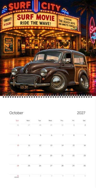 2027 Woodie Neon Calendar EZX297-CA