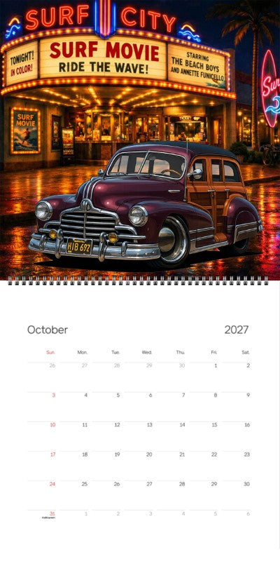 2027 Woodie Neon Calendar HIB692-CA