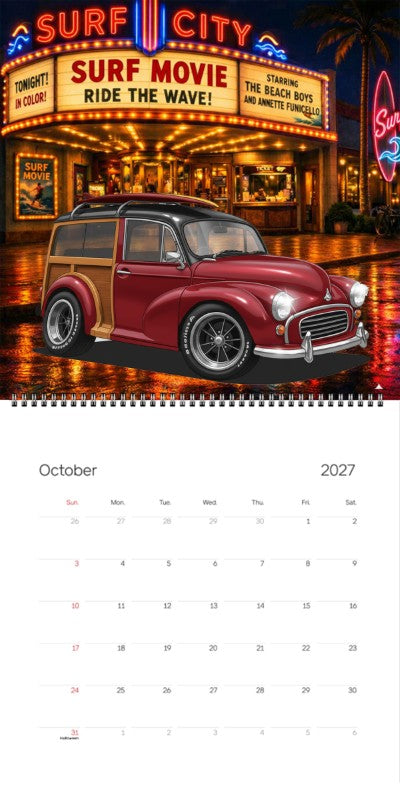 2027 Woodie Neon Calendar L351KO-CA