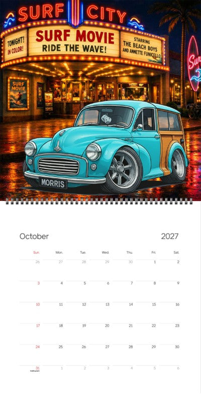 2027 Woodie Neon Calendar MYMORIS-CA