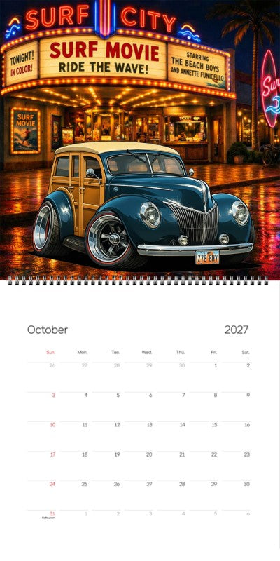 2027 Woodie Neon Calendar Z788WV-UT