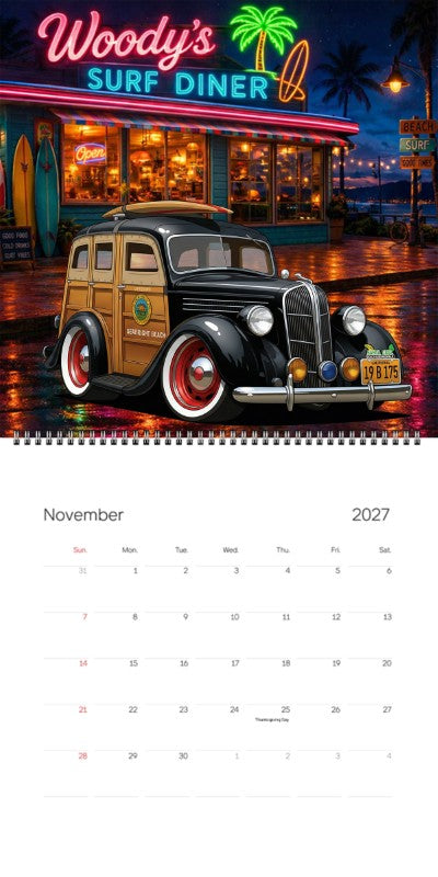 2027 Woodie Neon Calendar 19B175-CA