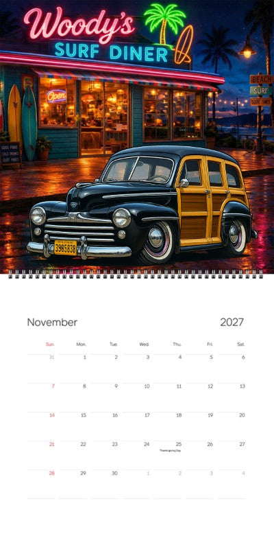 2027 Woodie Neon Calendar 39B6838-CA
