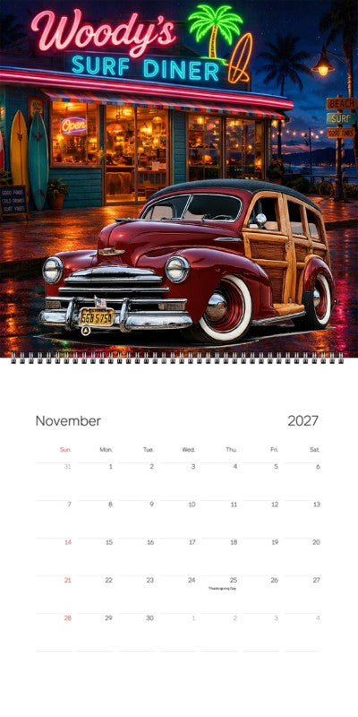 2027 Woodie Neon Calendar 56B5754-CA