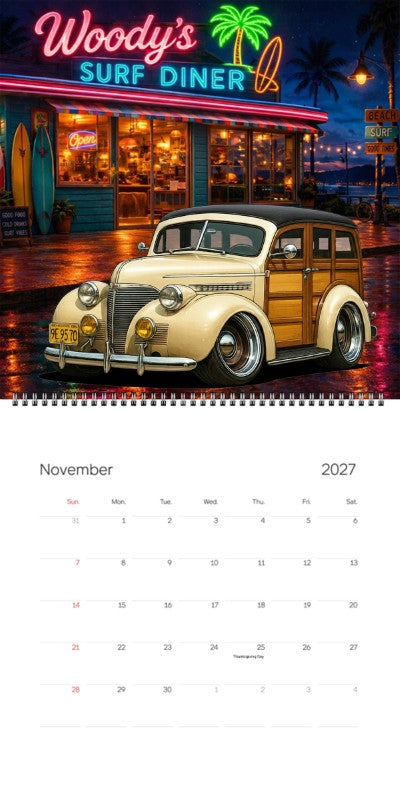 2027 Woodie Neon Calendar 9E9570-CA