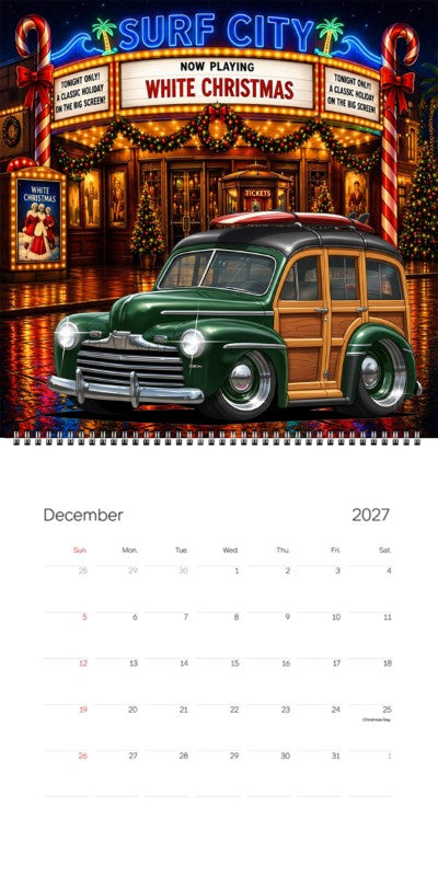 2027 Woodie Neon Calendar 100003-XX