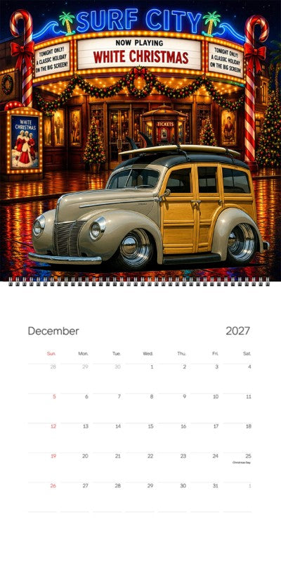 2027 Woodie Neon Calendar 100005-XX