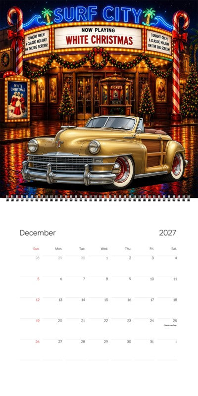 2027 Woodie Neon Calendar 100006-XX