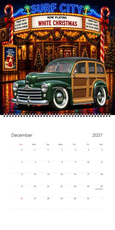 2027 Woodie Neon Calendar 100015-XX