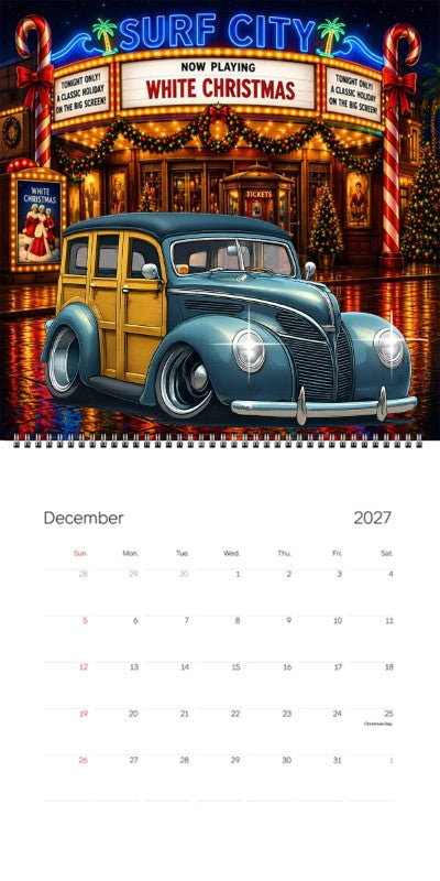 2027 Woodie Neon Calendar 200004-XX