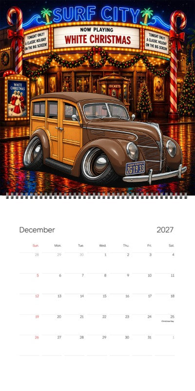 2027 Woodie Neon Calendar 2G1933-CA