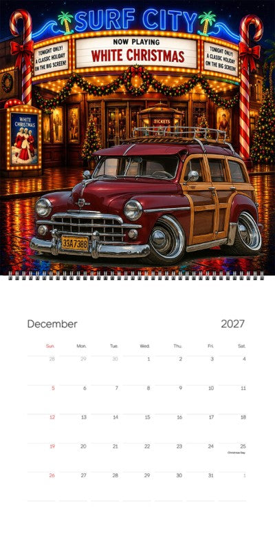 2027 Woodie Neon Calendar 33A7398-CA