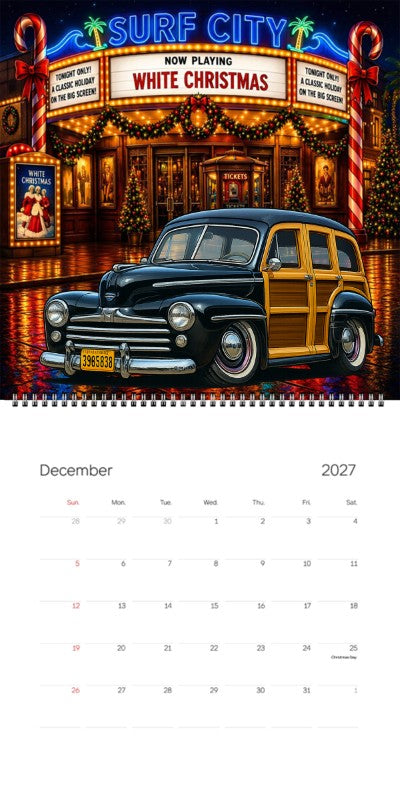 2027 Woodie Neon Calendar 39B6838-CA