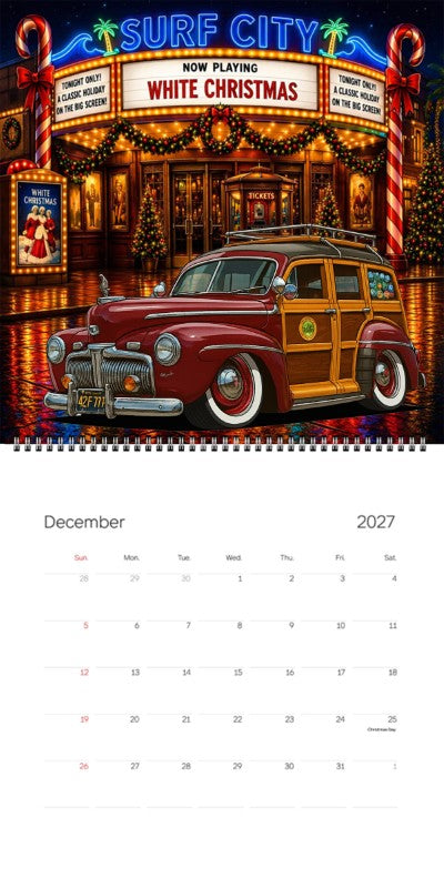 2027 Woodie Neon Calendar 42F777-CA