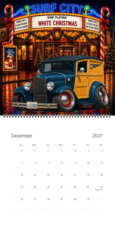 2027 Woodie Neon Calendar 44835B2-CA