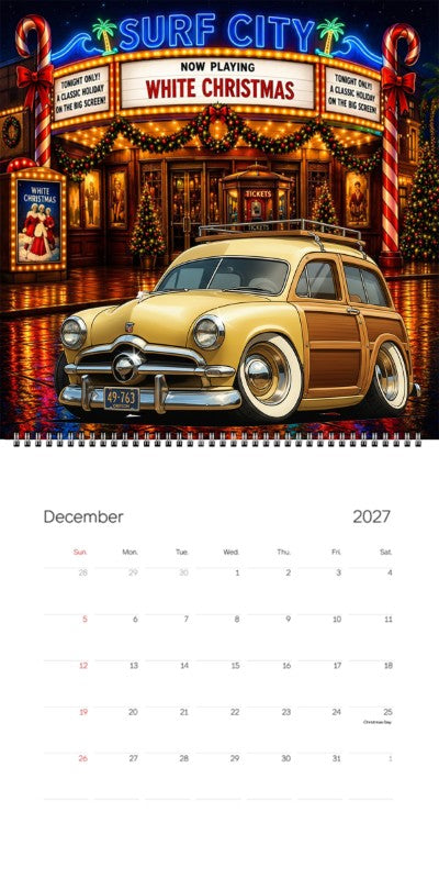 2027 Woodie Neon Calendar 49763-OR