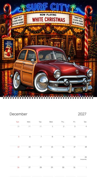 2027 Woodie Neon Calendar 51DRFUL-CA