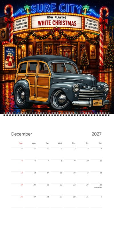2027 Woodie Neon Calendar 60M336-CA