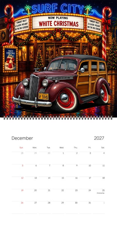 2027 Woodie Neon Calendar 6F5945-CA