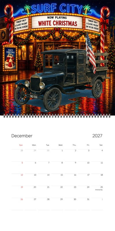 2027 Woodie Neon Calendar 912564-CA