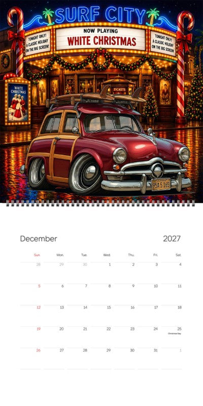 2027 Woodie Neon Calendar 95A5165-CA