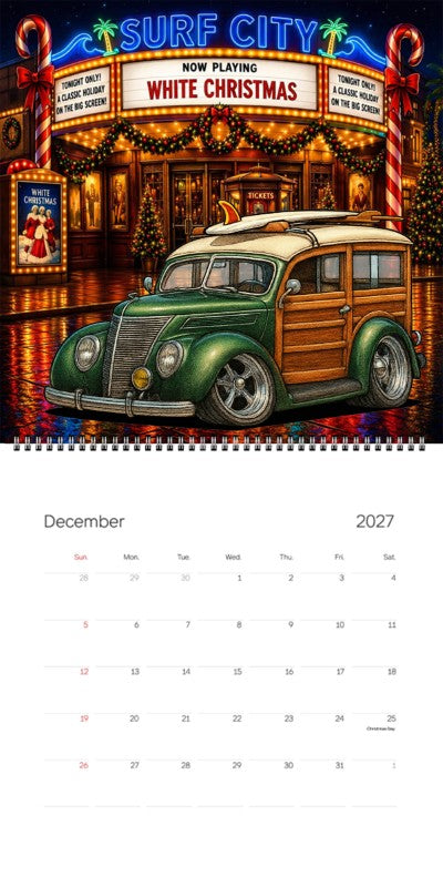 2027 Woodie Neon Calendar 9NXA531-CA