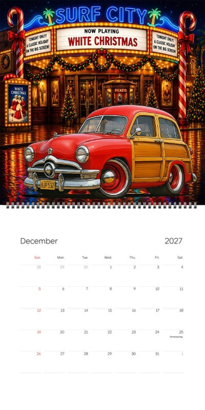 2027 Woodie Neon Calendar BJP532-CA
