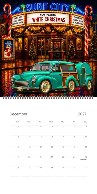 2027 Woodie Neon Calendar EAK925-CA