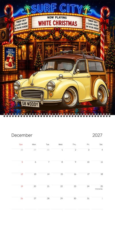 2027 Woodie Neon Calendar GBWOODY-UK