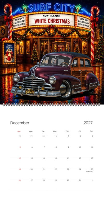 2027 Woodie Neon Calendar HIB692-CA
