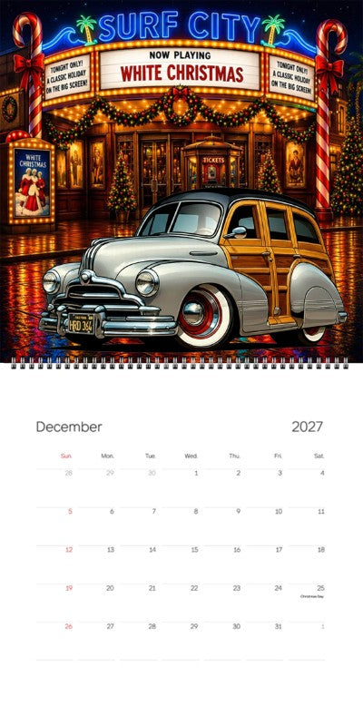 2027 Woodie Neon Calendar HRD364-CA
