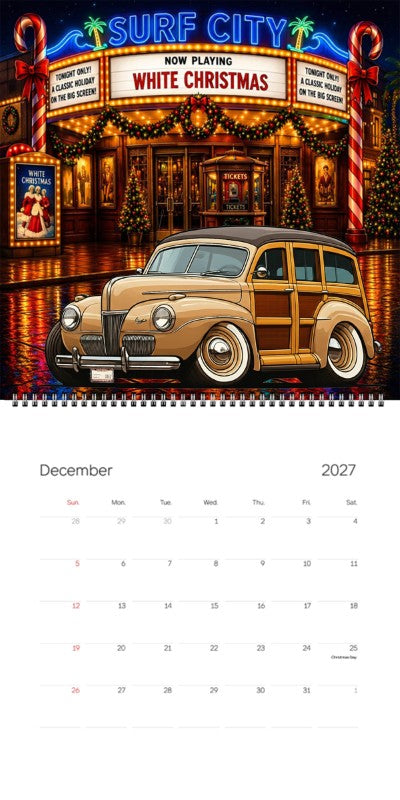 2027 Woodie Neon Calendar HV3062-CA