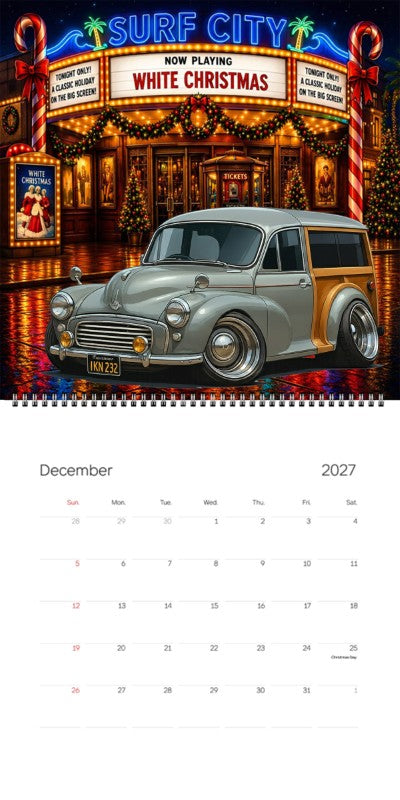 2027 Woodie Neon Calendar IKN232-CA