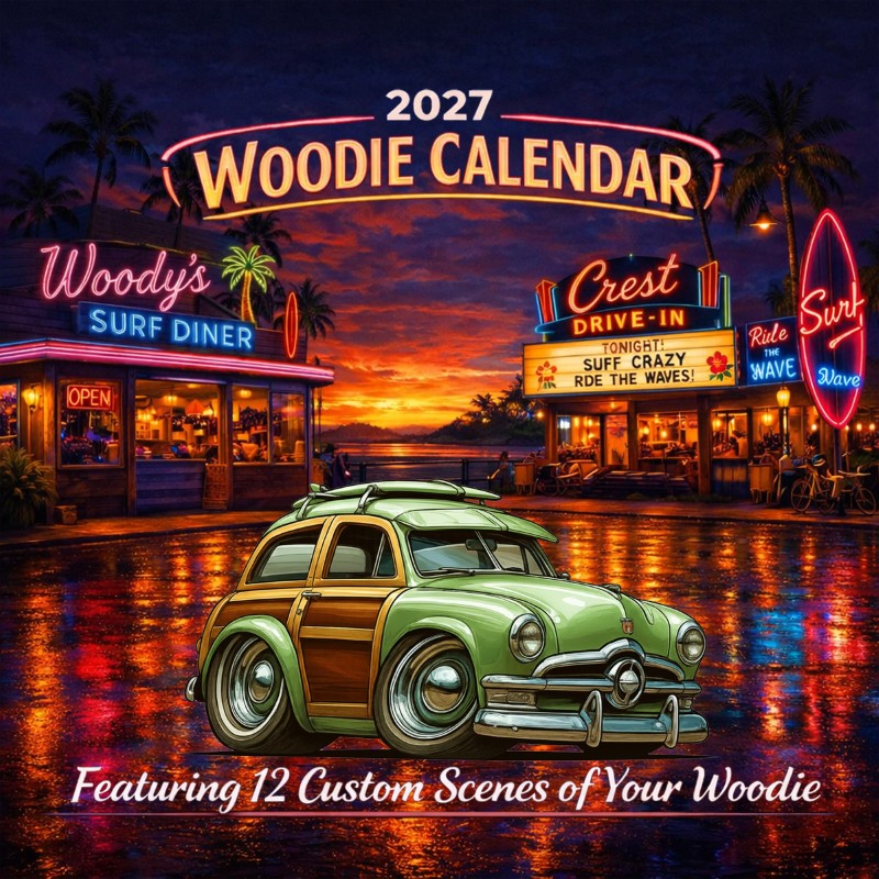 2027 Woodie Neon Calendar 100002-XX