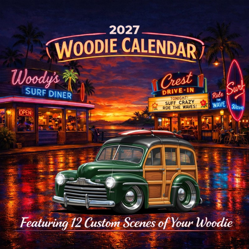 2027 Woodie Neon Calendar 100003-XX