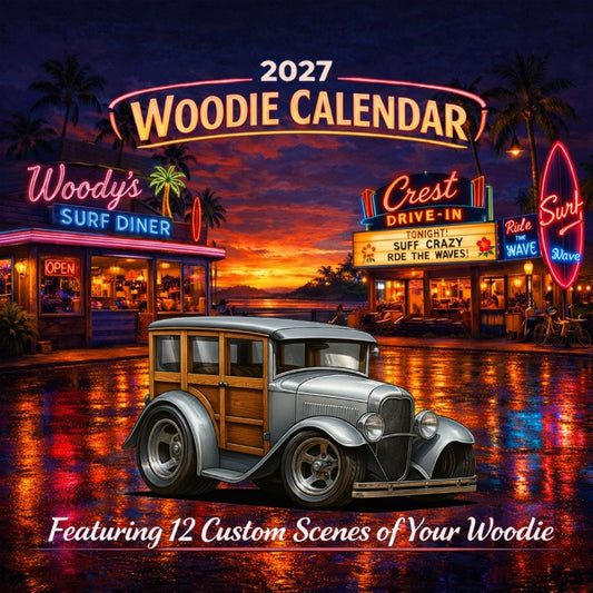 2027 Woodie Neon Calendar 100004-XX