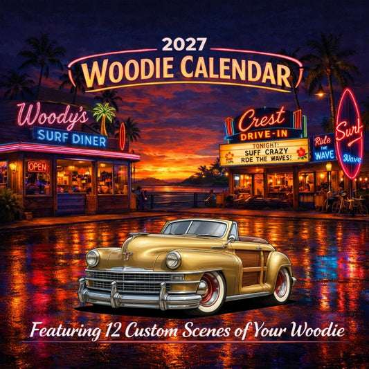 2027 Woodie Neon Calendar 100006-XX