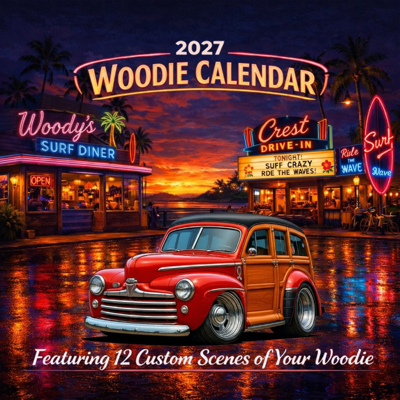 2027 Woodie Neon Calendar 100008-XX